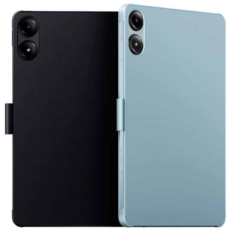 vista trasera de la Funda Smart Flip negra para Xiaomi Redmi Pad Pro