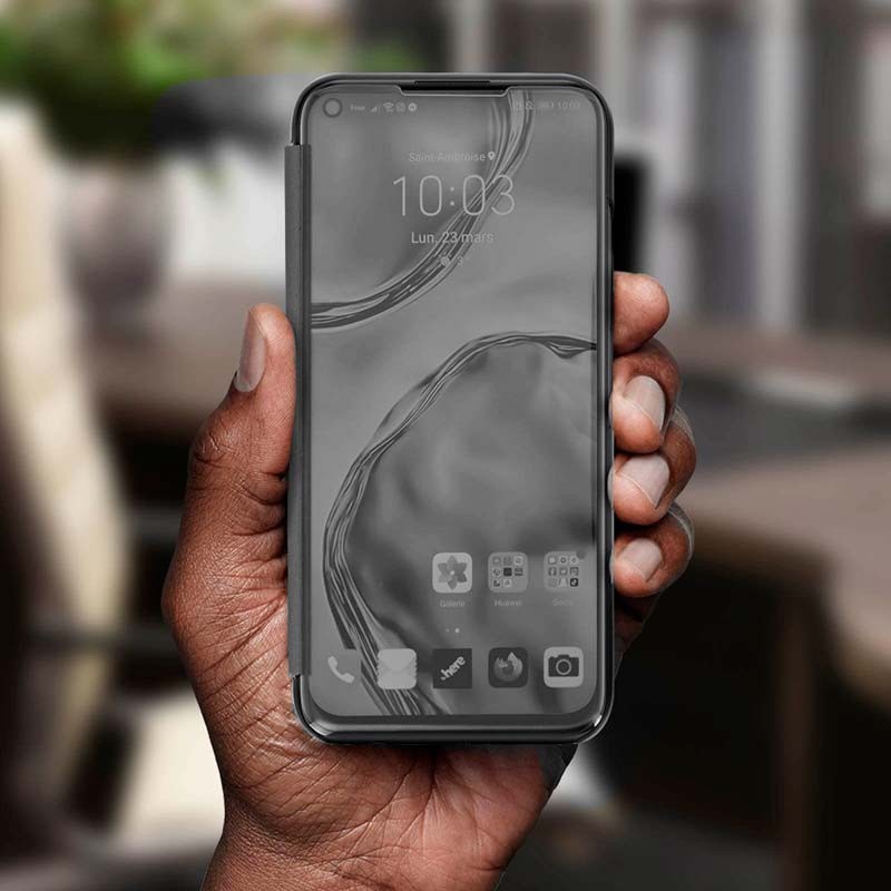 Capa tipo livro Smart Mirror para Huawei P40 Pro - Item4