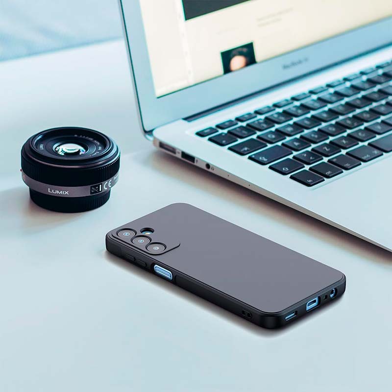 Coque Square Liquid Premium Noir pour Samsung Galaxy M15 5G - Ítem3