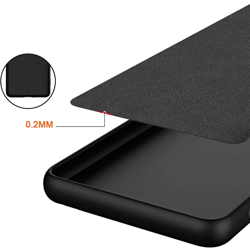 Capa Square Liquid Premium preta para Motorola Edge 40 - Item2