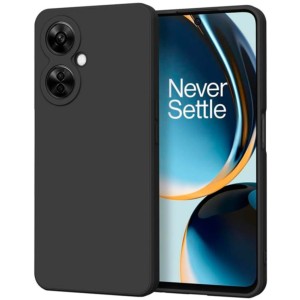 Capa Square Liquid Premium preta para Oneplus Nord CE3 Lite 5G