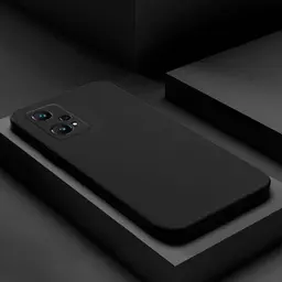 Capa Oneplus Nord CE 6 5G Square Liquid Premium Preto com acabamento fosco, bordas retas, recortes precisos para câmera dupla e proteção elegante antirriscos
