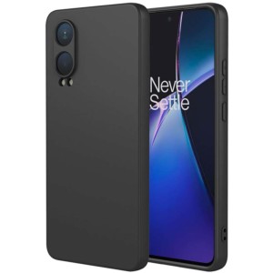 Coque Square Liquid Premium Noir pour Oneplus Nord CE 4 Lite 5G