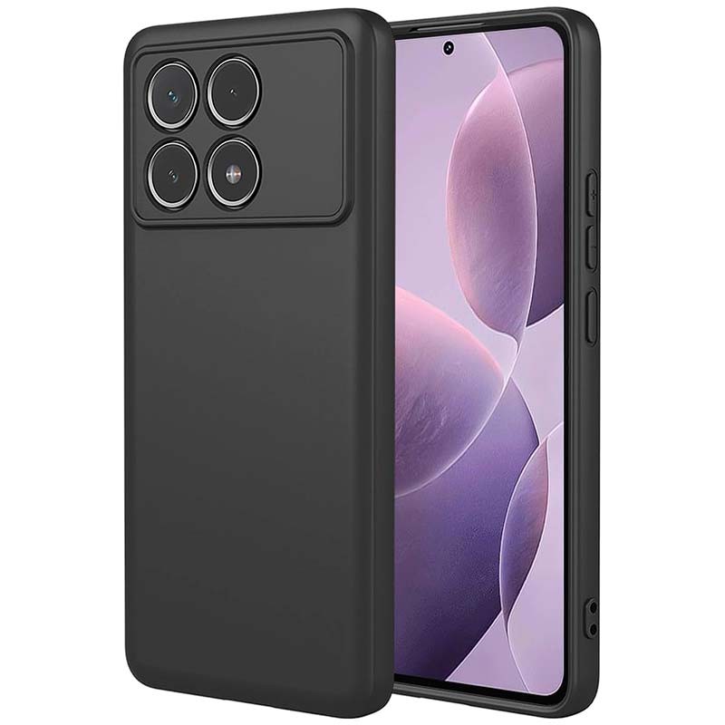 Coque Square Liquid Premium Noir pour Xiaomi Poco F6 Pro 5G - Ítem