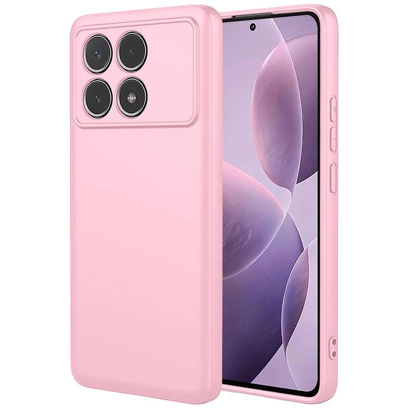 Coque Square Liquid Premium rose pour Xiaomi Poco F6 Pro 5G - Ítem