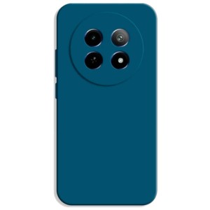 Coque Square Liquid Premium bleu pour Realme 12 5G