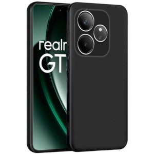 Capa Square Liquid Premium preta para Realme GT6