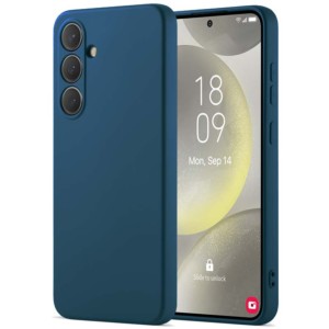 Coque Samsung Galaxy S24 FE 5G Square Liquid Premium Bleu