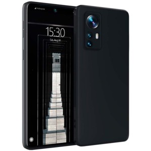 Capa Xiaomi 12 Lite Square Liquid Premium Preto