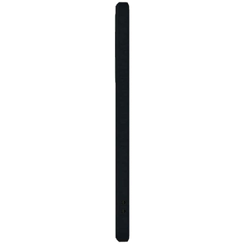 côté gauche de la Coque Square Liquid Premium noire pour Xiaomi 12 Lite