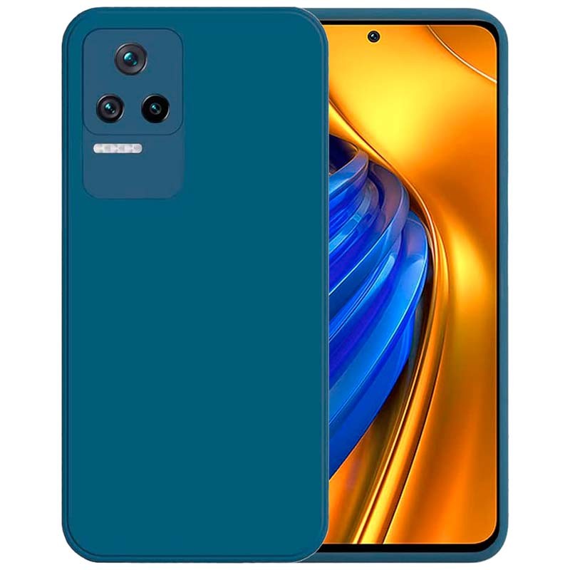 Coque Xiaomi Poco F4 Square Liquid Premium Bleu - Ítem