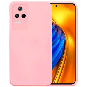 Coque Xiaomi Poco F4 Square Liquid Premium Rose