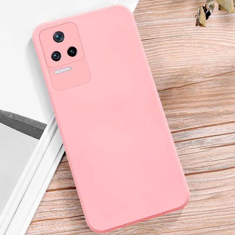 Funda Xiaomi Poco F4 Square Liquid Premium Rosa - Ítem2