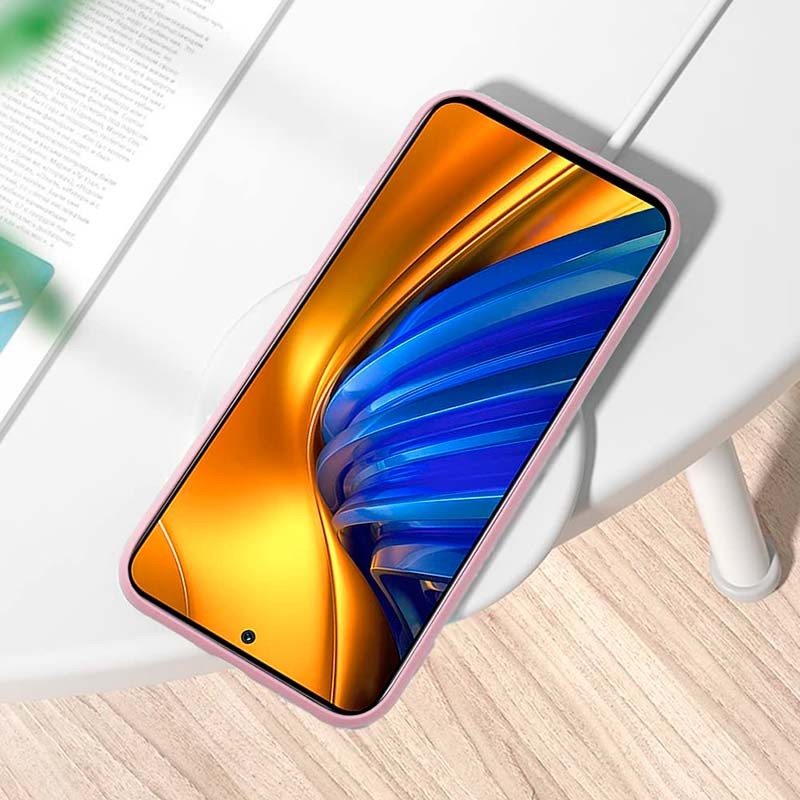 Funda Xiaomi Poco F4 Square Liquid Premium Rosa - Ítem3