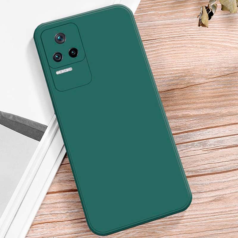 Capa Xiaomi Poco F4 Square Liquid Premium Verde - Item1