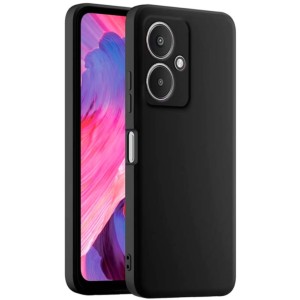 Capa Square Liquid Premium preta para Xiaomi Redmi 13C 5G