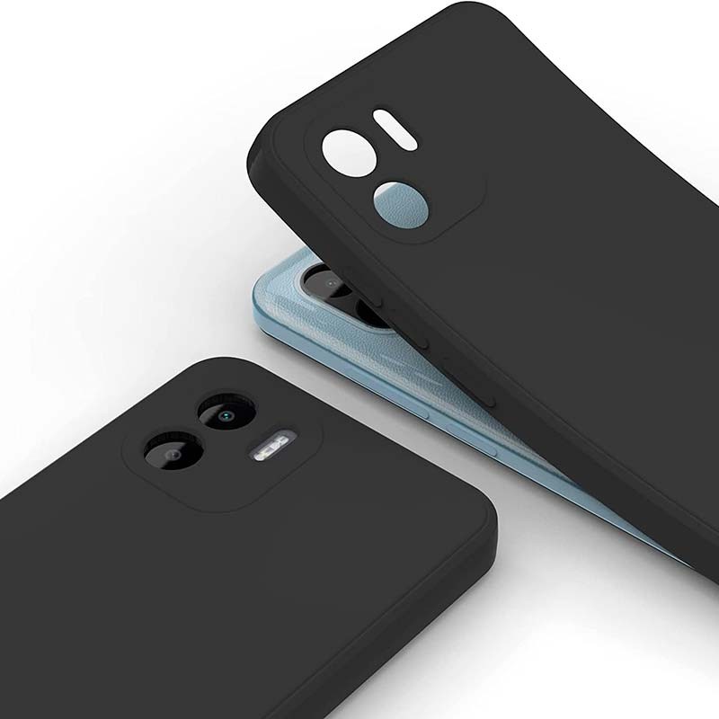 Capa Xiaomi Redmi A1 / Redmi A2 Square Liquid Premium Preto - Item3