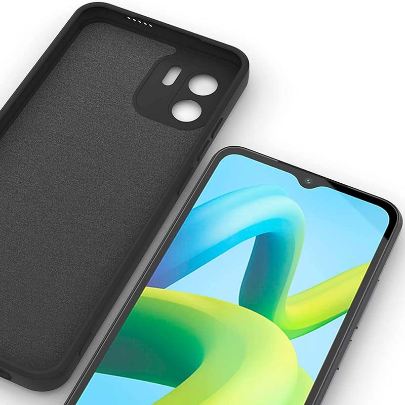 Funda Silicona Líquida Ultra Suave Xiaomi Redmi A2 Color Negra con Ofertas  en Carrefour