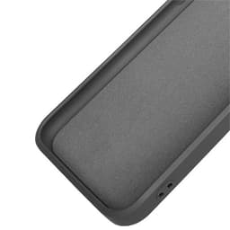interior de microfibra de la Funda Square Liquid Premium negra para Xiaomi Redmi Note 13