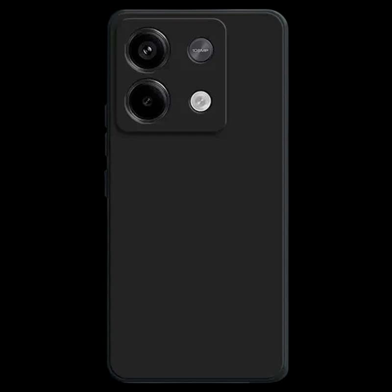 Funda Square Liquid Premium negra para Xiaomi Redmi Note 13