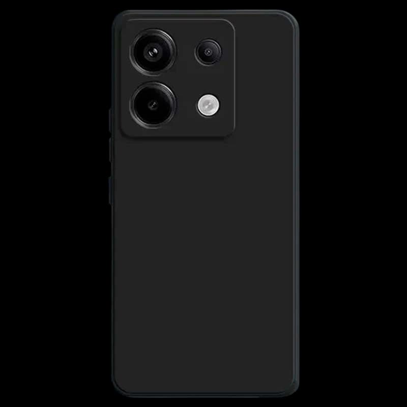Coque Square Liquid Premium noir pour Xiaomi Redmi Note 13 Pro