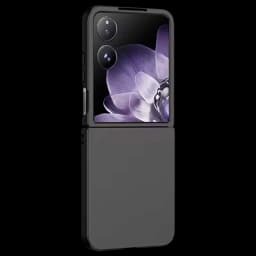 Capa Square Liquid Premium preta para Xiaomi Mix Flip 5G