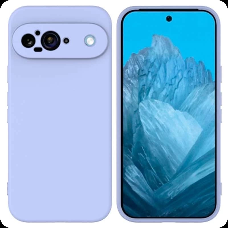 Capa Google Pixel 9 6.3" Square Liquid Premium Lavanda
