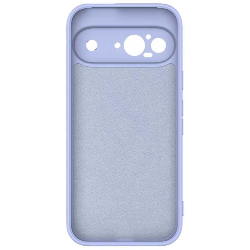 vista interior da Capa Square Liquid Premium lavanda para o Google Pixel 9