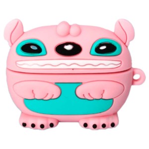 Funda de silicona para Xiaomi Redmi Buds 3 Lite Stitch Rosa