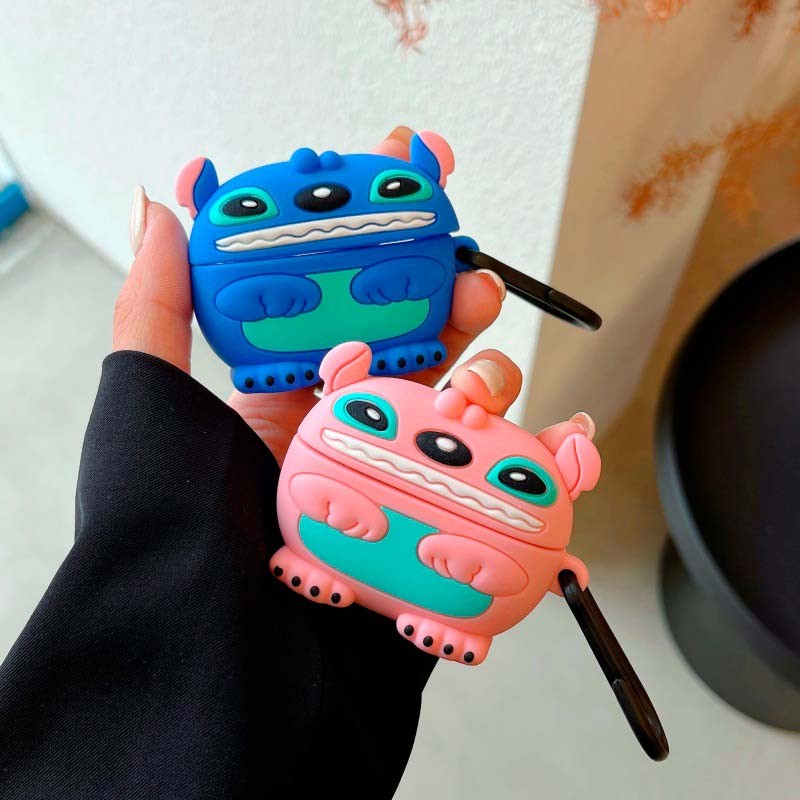 Capa de silicone para Xiaomi Redmi Buds 3 Lite Stitch Rosa - Item2