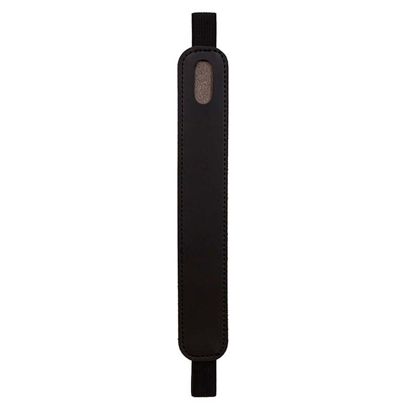 Coque universelle noire en similicuir avec bande élastique pour Stylus Pen - Ítem