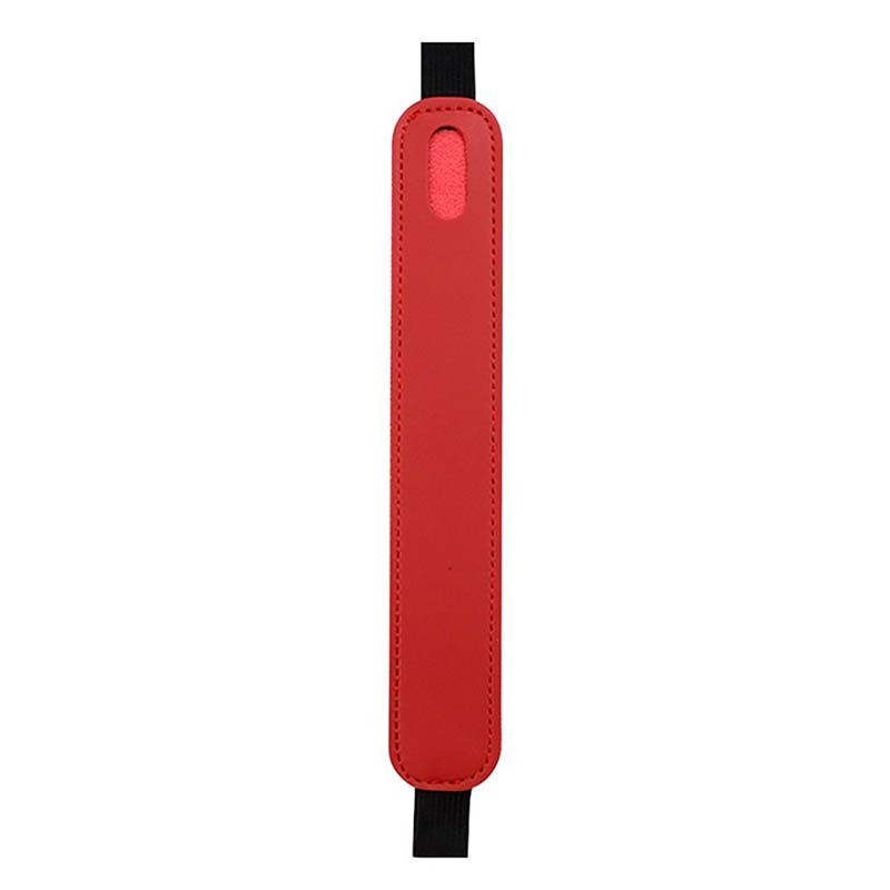 Funda universal roja de cuero sintético con banda elástica para Stylus Pen - Ítem
