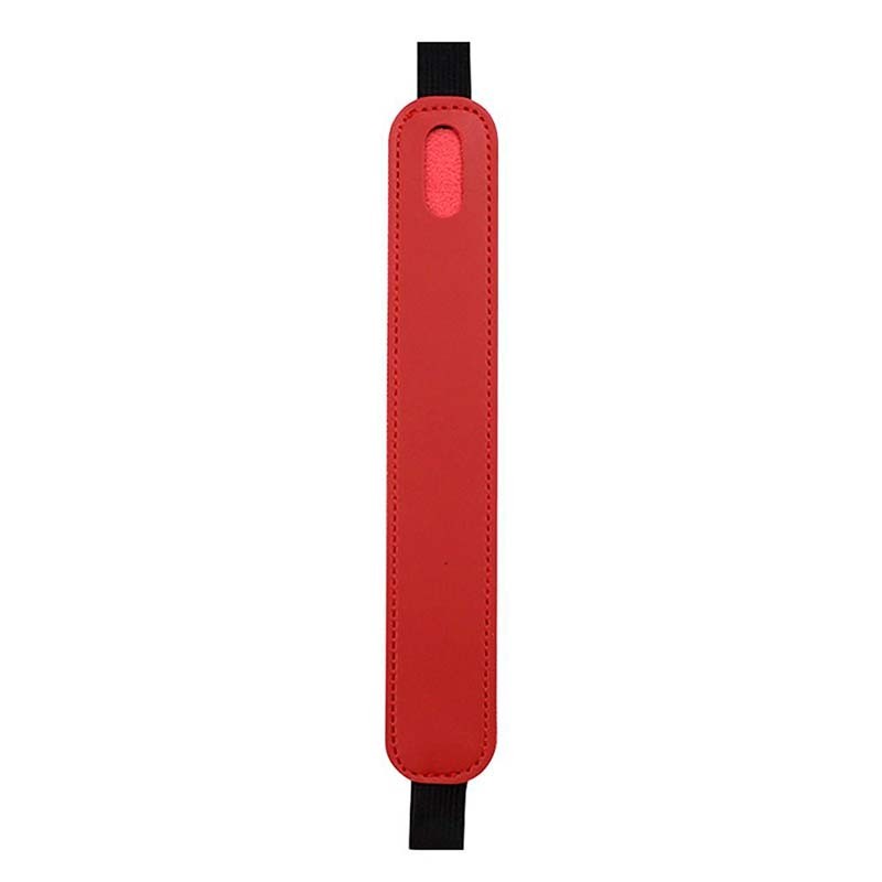 Coque universelle rouge en similicuir avec bande élastique pour Stylus Pen - Ítem