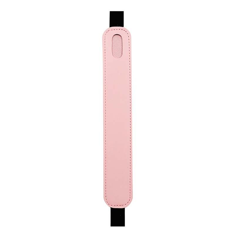 Coque universelle rose en similicuir avec bande élastique pour Stylus Pen - Ítem