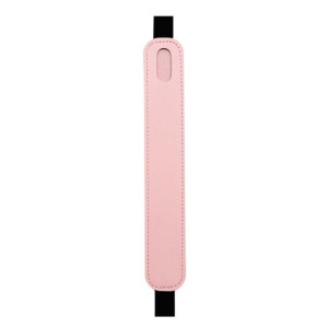 Funda universal rosa de cuero sintético con banda elástica para Stylus Pen