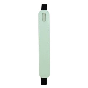 Coque universelle vert en similicuir avec bande élastique pour Stylus Pen