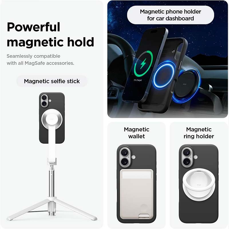 Funda suave negra para iPhone 16 Pro compatible con Magsafe - Ítem5