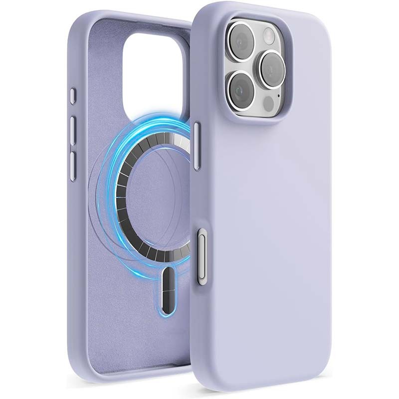 Funda suave lavanda para iPhone 16 Pro Max compatible con Magsafe - Ítem