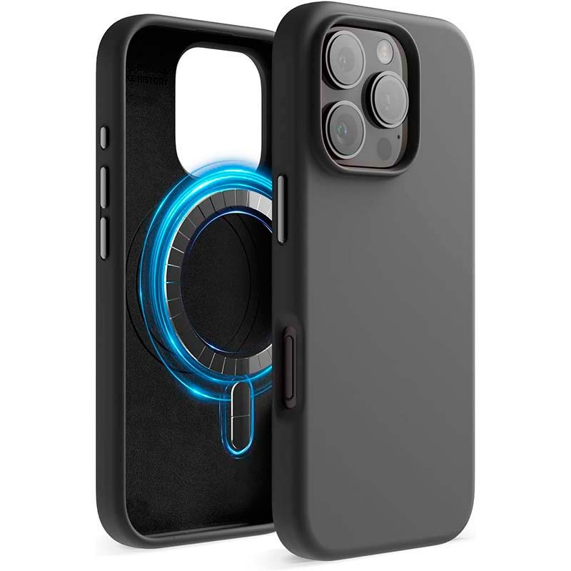 Funda suave negra para iPhone 16 Pro compatible con Magsafe - Ítem