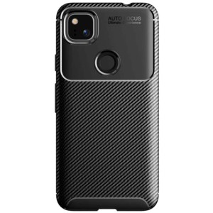 Capa de silicone Super Carbon para Google Pixel 4a