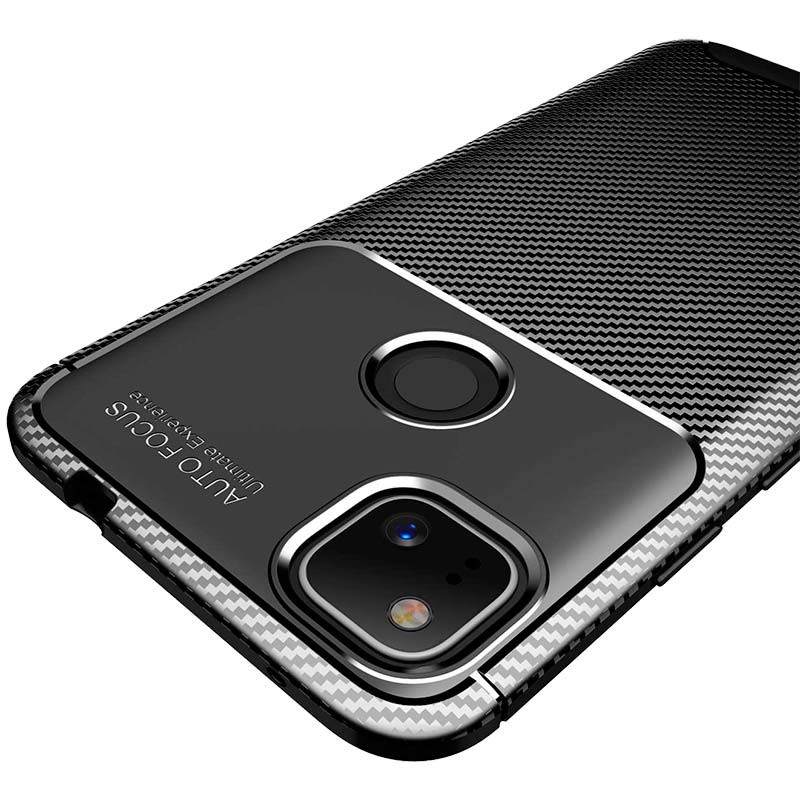 Capa de silicone Super Carbon para Google Pixel 4a - Item3