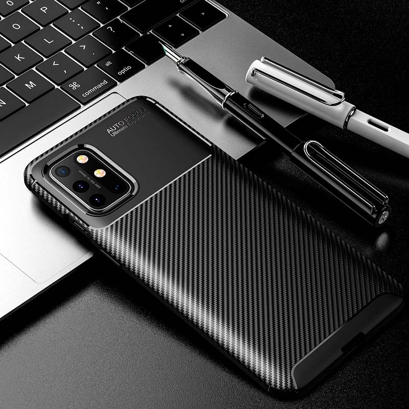 Coque en silicone Super Carbon pour Oneplus 8T - Ítem4