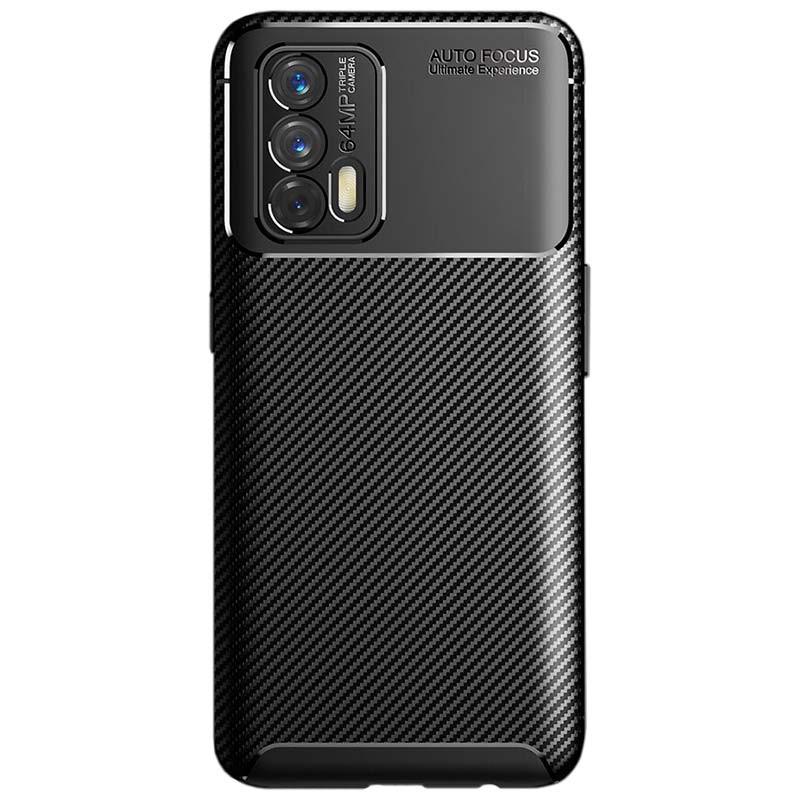 Coque en silicone Super Carbon pour Realme GT