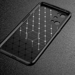 interior da Capa de silicone Super Carbon para Realme GT 2 Pro