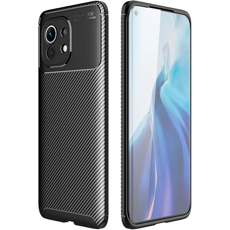 Coque en silicone Super Carbon pour Xiaomi Mi 11 - Ítem