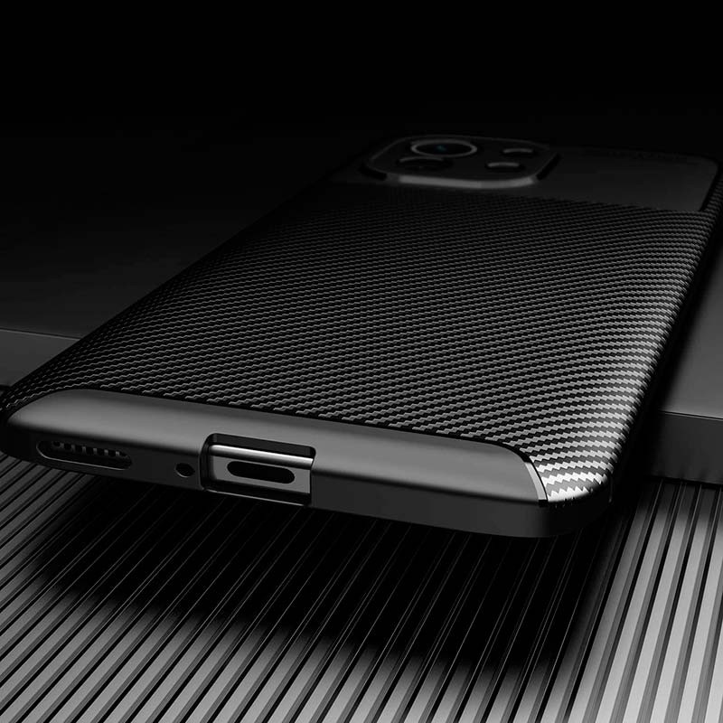 Coque en silicone Super Carbon pour Xiaomi Mi 11 - Ítem2