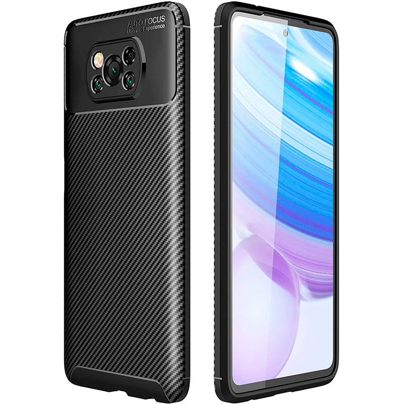 Funda Xiaomi Pocophone X3 NFC - Super Carbon - Silicona