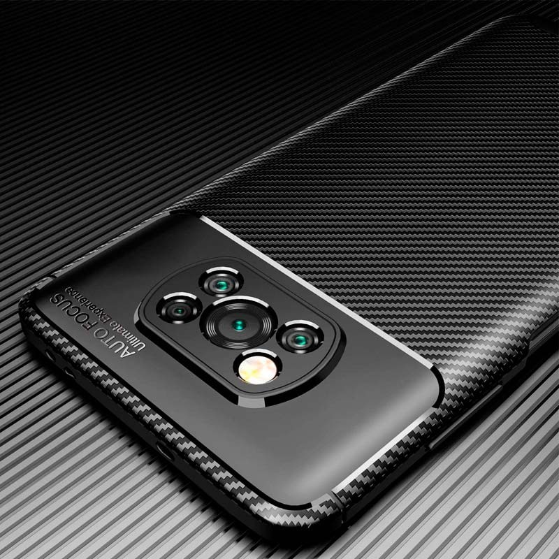 Funda de silicona Super Carbon para Xiaomi Pocophone X3 NFC - Ítem2