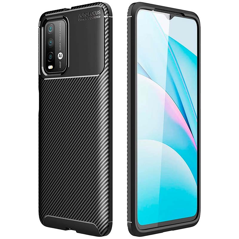 Capa de silicone Super Carbon para Xiaomi Redmi 9T - Item