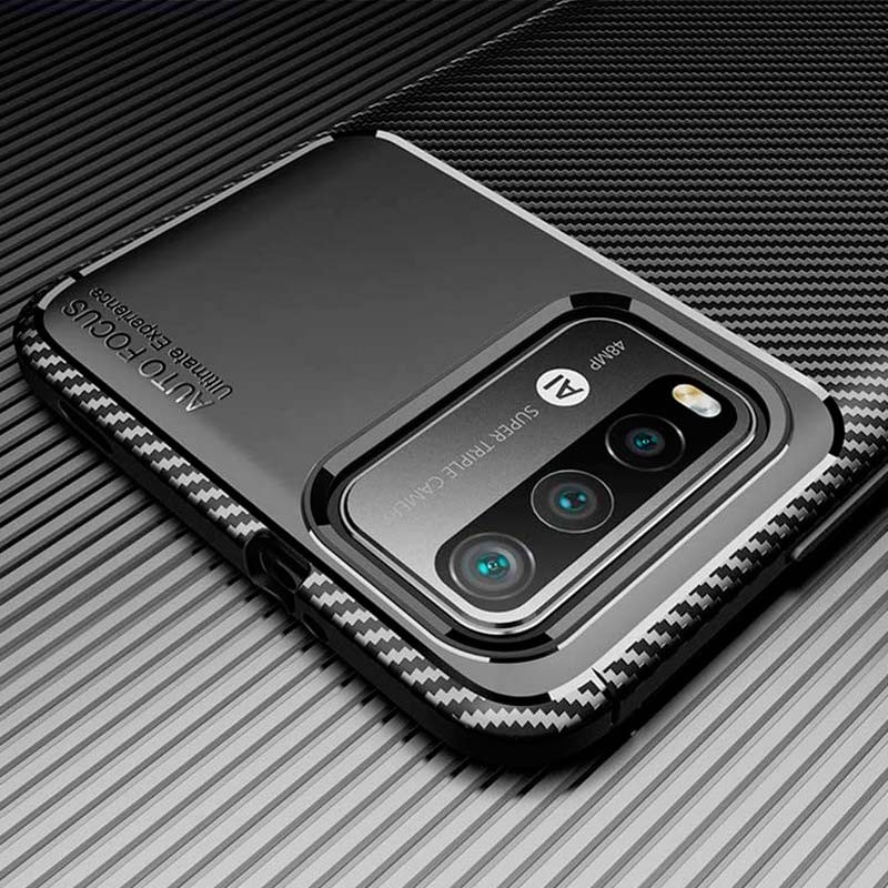 Capa de silicone Super Carbon para Xiaomi Redmi 9T - Item3